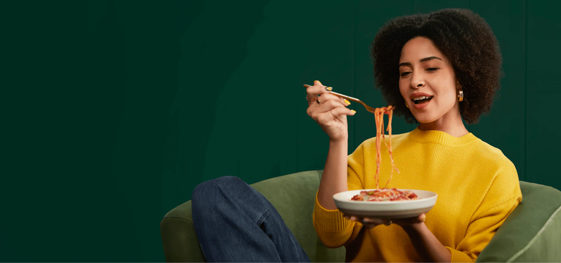 <span style="color:#FDB913;">Upgrade your</span> pasta addiction.