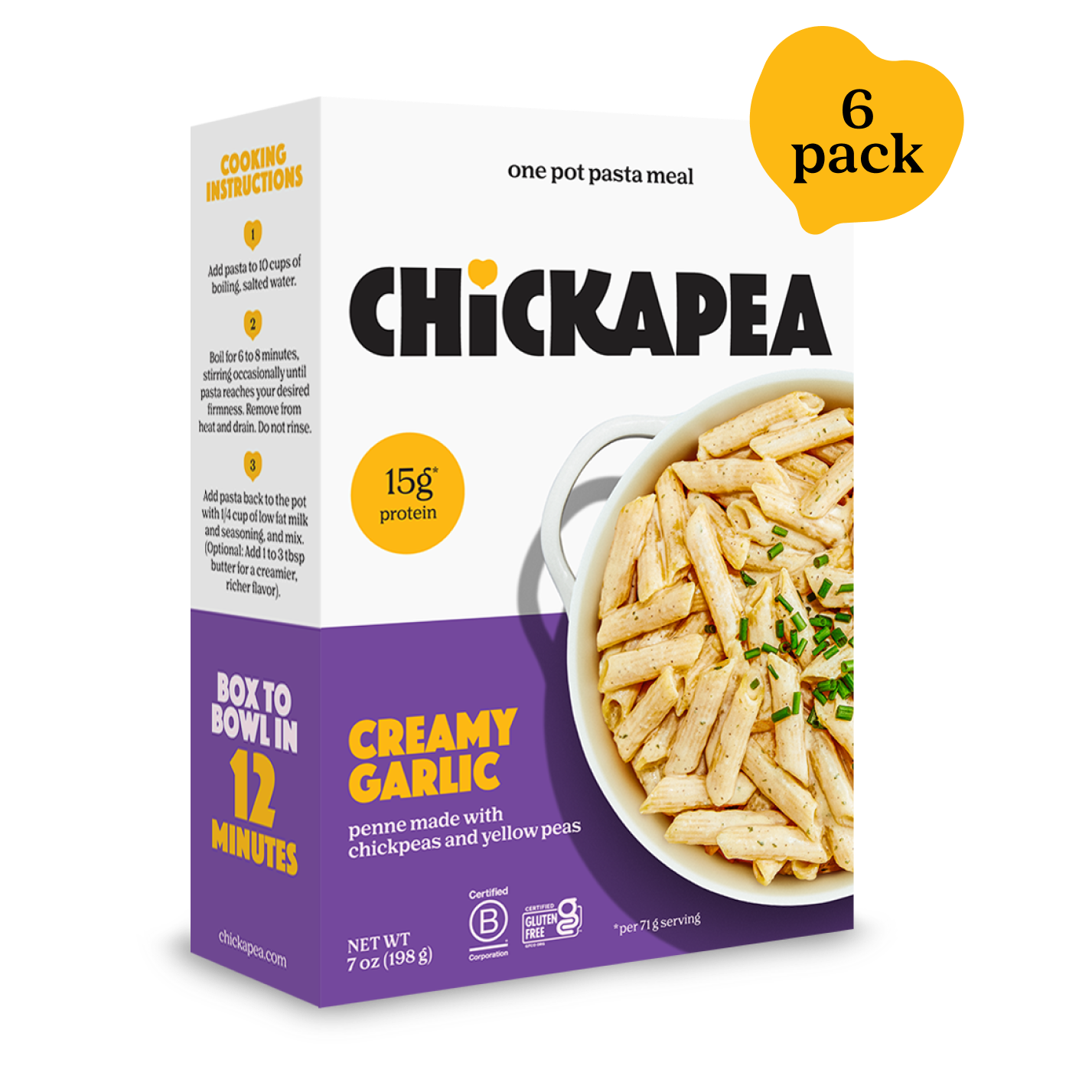 One Pot Creamy Garlic (6 pack)